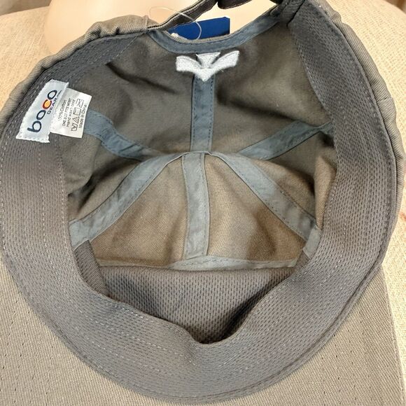 New Boco Gear Public Lands Hat Cap Gray 7 Panel Adjustable Strap 100% Cotton - Picture 12 of 12